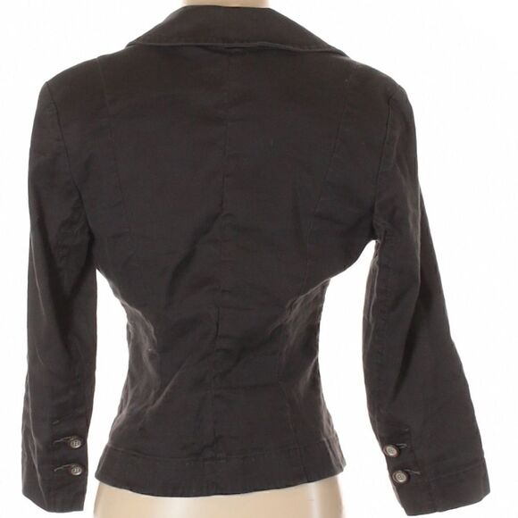 ANTHROPOLOGIE Level 99 Linen Grey Jacket - Picture 3 of 8